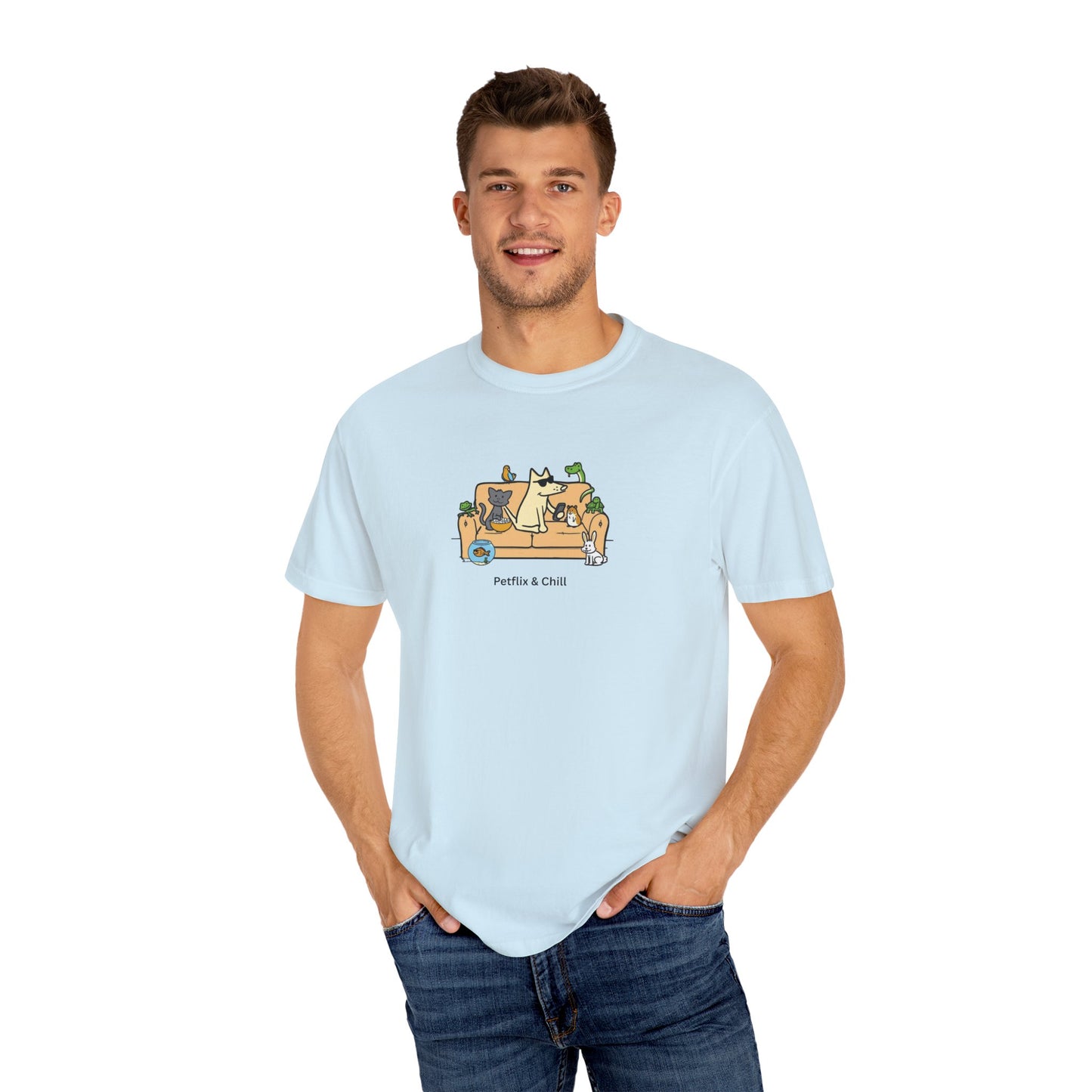 Cozy Unisex Garment-Dyed T-Shirt - Perfect for Pet Lovers